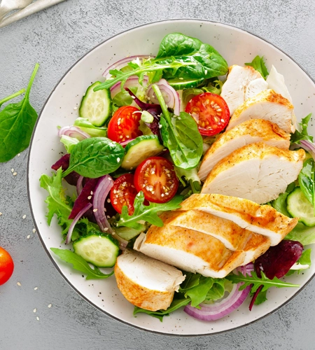 A balanced macronutrient intake